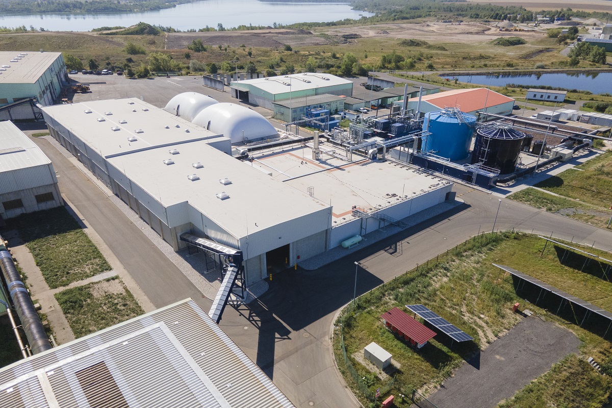 Luftaufnahmen Biomasseanlage Cröbern