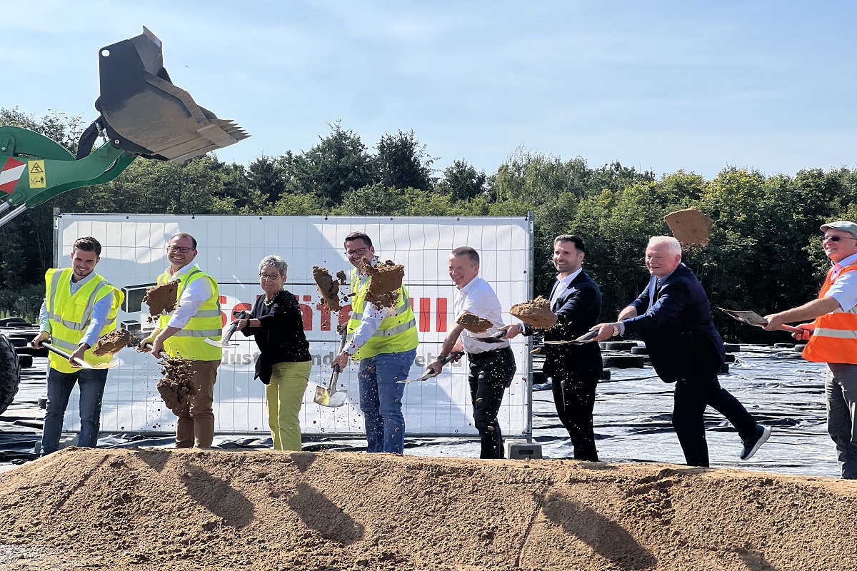 Spatenstich für Bioabfallvergärungsanlage in Büttelborn
